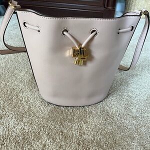 Ralph Lauren Pink Bucket Bag